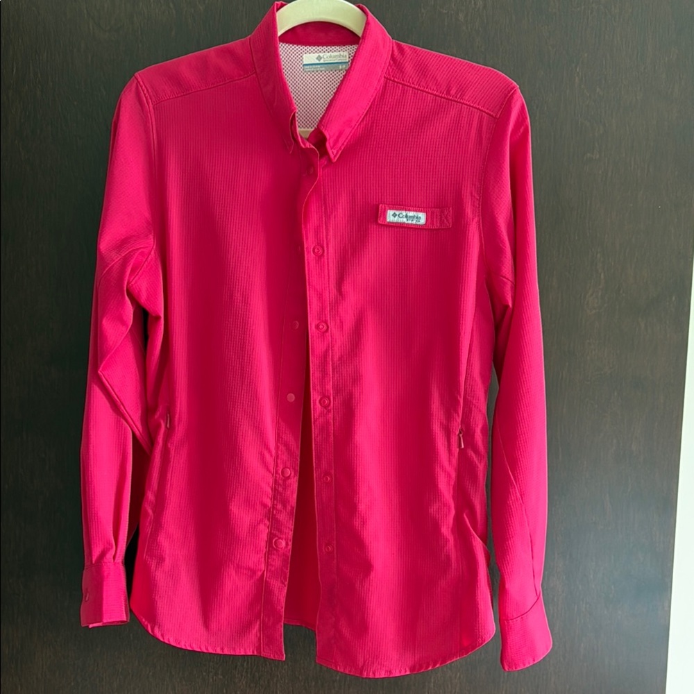Columbia Pink Women's PFG Tamiami Shirt